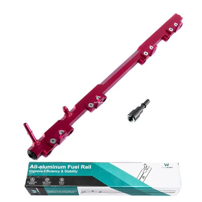 Fit 97-2001 Jeep Wrangler Cherokee TJ XJ 4.0L With Billet Aluminum Fuel Rail NEW - Image 1 of 4