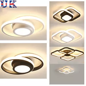 Dimmable Modern LED Ceiling Light Living Room Bedroom Chandelier Pendant Light - Picture 1 of 16