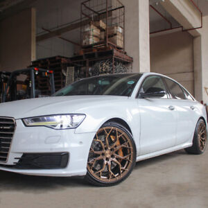 20" Stance SF10 Bronze 20x9 Forged Concave Wheels Rims Fits Audi A7 S7