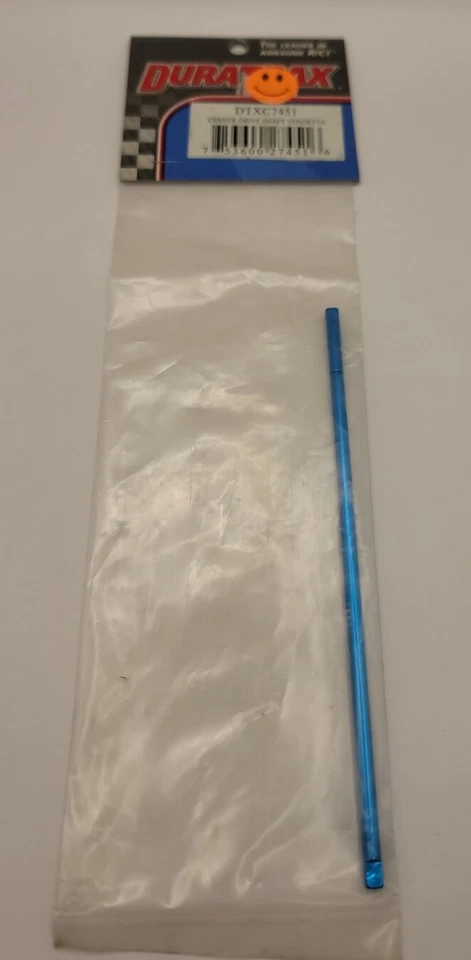 Duratrax Center Drive Shaft Blue Anodized Aluminum Vendetta 1/18th Rc DTXC7451 - Image 1 of 1