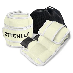 Adjustable Ankle Weights for Women Men and Kids | 1 Pair 5 10 15 18 20 Lbs Le... - Picture 1 of 12