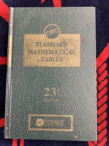 CRC Standard Mathematical Tables- Hardcover- 23rd Edition- 1975 - Picture 1 of 7