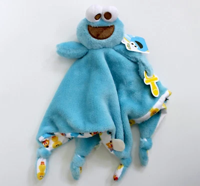 Soporte para chupete anudado en blanco de seguridad amoroso monstruo galleta calle sésamo Foto 1 de 4