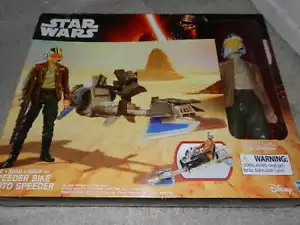 Nuevo Star Wars Speeder Bicicleta Moto Speeder con Poe Dameron Speed Disney Hasbro - Imagen 1 de 9