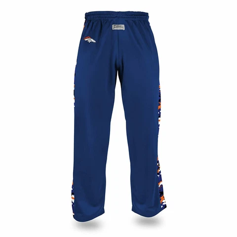 Zubaz Men's NFL Denver Broncos Camo Print Stadium Pants Cover