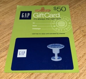Vintage  GAP Gift Card (NO VALUE) Collectible - Picture 1 of 3
