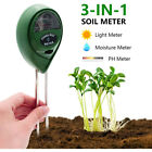 Soil Tester pH Test Meter Acidity Sunlight Monitor Moisture Sunlight Testing