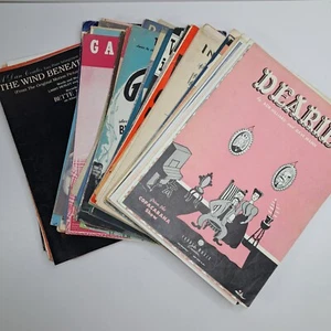 Vintage Piano Sheet Music Lot of 100 Pieces in Varying Condition 5+lbs - Picture 1 of 11