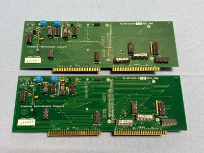*LOT OF 2* ETC Enabling Technologies 52-BR-8110-R10D PCB Circuit Board 100184 - Image 1 of 4