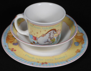 495-C315-9X1  Royal Doulton Disney Winnie the Pooh 3 pieces porcelain set