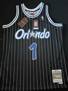 100% Authentic Penny Hardaway Mitchell Ness 94 95 Magic Jersey Men Size Multi - Picture 1 of 5