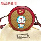 GUCCI x Doraemon Mini GG Supreme Round Shoulder Bag w/Box