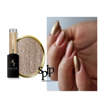 My Color Nagellack Halb Permanent I Need You 90311 Golden Kupfer Diamantiert - Bild 1 von 4