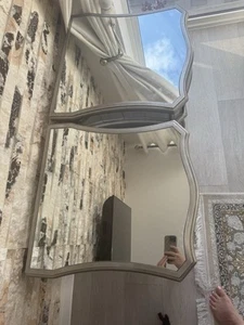 Silver Pair Of Mirrored Drawer Bedside Tables - Picture 1 of 7