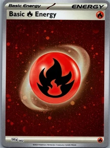 Basic Fire Energy (Cosmos Holo) Holo Common SV01: Scarlet & Violet Base Set 002 - Picture 1 of 2