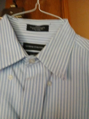 Statements Pin Striped  Oxford Men's Size M - Image 1 of 4