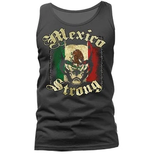 Camiseta sin mangas México Strong Luchador - Camiseta patriótica bandera mexicana - Imagen 1 de 7