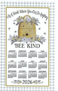 F3564 - Bienenkind - Kalenderhandtuch 2026 - Bild 1 von 1