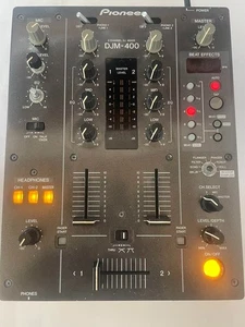 Pioneer DJ DJM-400 schwarz 2-Kanal Audio Mixer integrierte Effekte getestet funktioniert - Bild 1 von 9