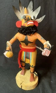 Navajo Kachina Figure STAR CHASER SIGNED BY ARTIST - Picture 1 of 6