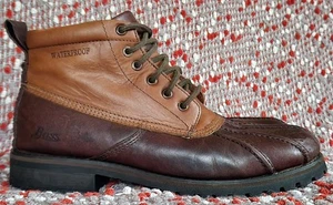 Bass Men's Falcon Waterproof Leather Boot In Brown; Size 9.5 - Picture 1 of 15