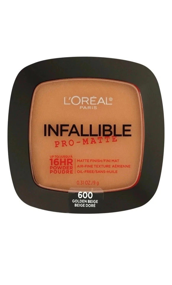 Loreal Infallible Pro Matte Lasting Finish Powder #600 Golden Beige - NEW SEALED - Image 1 of 2