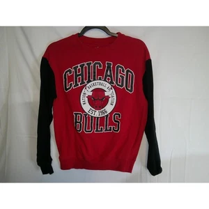 Vintage Chicago Bulls NBA Basketball Crewneck Sweatshirt Graphic Red Black XS - Bild 1 von 3