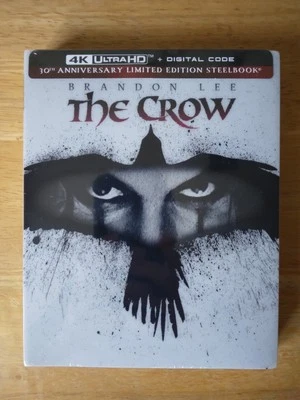 The Crow 30th Anniversary 4K SteelBook Walmart Exclusive: Brand New & Sealed - Image 1 of 4
