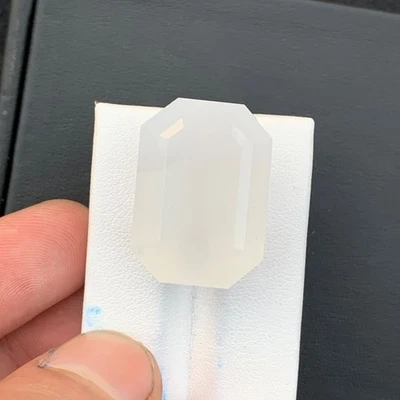 Natural Milke Quartz Faceted Octagon Emerald Cut 57.15 Carat Loose Gemstone - Image 1 of 4