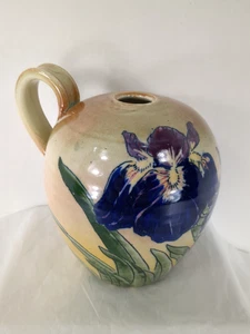 Santa Barbara Keramik Design 1979 Iris Vase Kunstkeramik handbemalt 6,75" Vintage - Bild 1 von 7