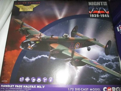 CORGI 1:72 HANDLEY PAGE HALIFAX MK.V L FOR LANA LONDON'S REVENGE NO 427 SQN 1943 - Image 1 of 4