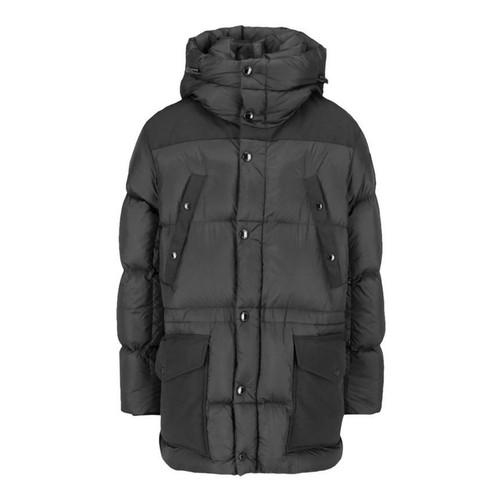 Piumino Burberry Lindford con cappuccio nero 8073306 58023338