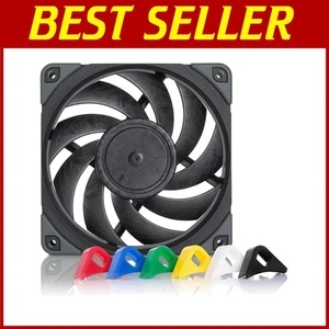 Quiet Fan 120mm 4-Pin PWM Black - Picture 1 of 11