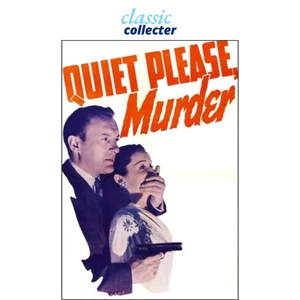 Quiet Please Murder 1942 Classic Film Noir Crime Drama on DVD - Imagen 1 de 5