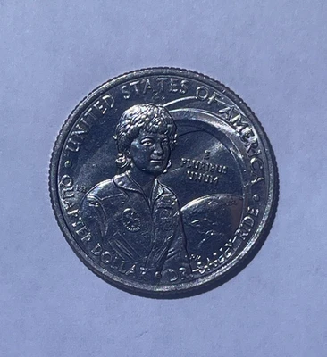 2022 D SALLY RIDE QUARTER, DROOLING WASHINGTON, GHOST COMET TAIL , IN COD WE  - Image 1 of 4