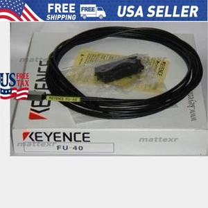 New KEYENCE FU-40 Reflective Fiber Optic Sensor US Free TAX - Picture 1 of 9