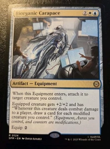 Biorganic Carapace 0124 Rare Spider-Man Magic: The Gathering - Picture 1 of 12