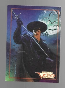 Tarjeta promocional 1993 Topps Drácula Vlad el Empalador sin numerar Jack Kirby Art - Imagen 1 de 2