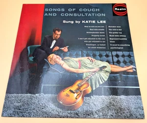 Katie Lee LP Songs of Couch & Consultation UK Mono Realm RM102 A1/B1 1963 - Picture 1 of 10