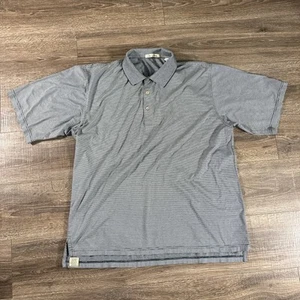 Peter Millar Mens Shirt Extra Large Green Golf Polo stripe VNTG Performance - Bild 1 von 11