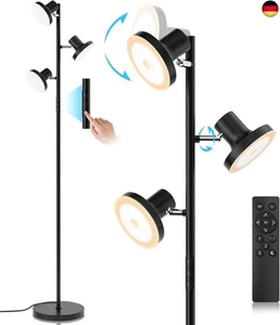 Stehlampe Wohnzimmer 36W 2500LM Stehlampe LED Dimmbar mit Fernbedienung & - Bild 1 von 10