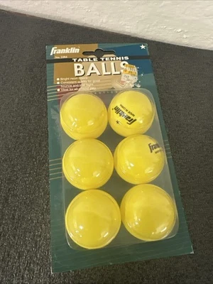Franklin Sports Ping Pong/Table Tennis Recreational Balls 2284 Pack If 6 Neon - Image 1 of 2