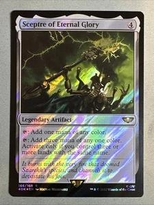 MTG / Sceptre of Eternal Glory / 40K / #166 / SURGE FOIL / Rare / NM - Picture 1 of 2