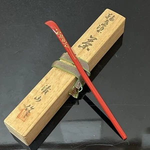 Wajima Lack Ume Makie Chashaku von Seizan japanische Teezeremonie Löffel - Bild 1 von 12