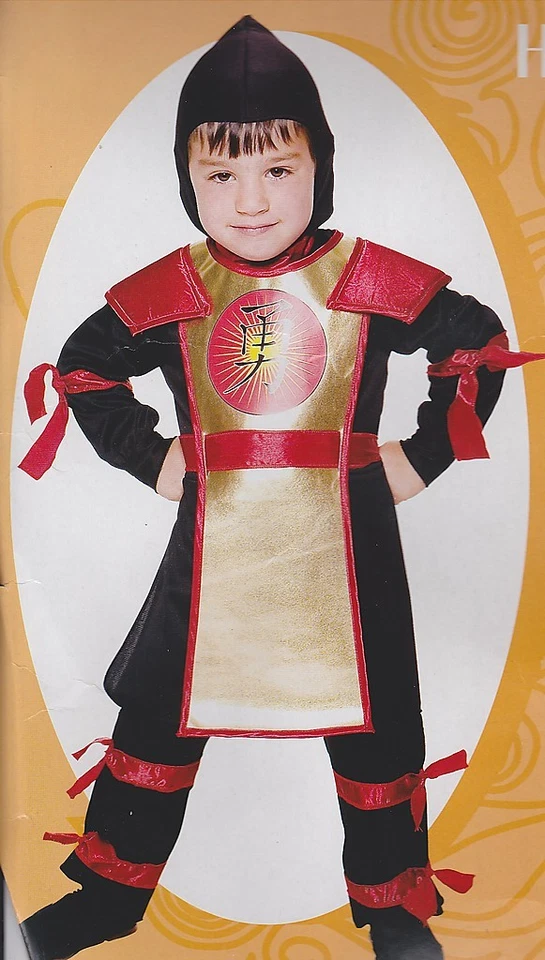 Toddler SAMURAI 3T 4T Halloween Boys Costume Ninja Hero Asian Fancy Dress NEW - Image 1 of 1