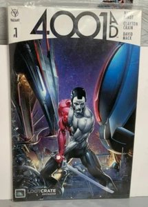 4001 AD #1 Loot Crate Clayton Crain VARIANT SEALED Valiant Comics 2016 - Picture 1 of 3