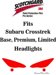 3M Scotchgard Paint Protection Pro Series Fits 2021 2022 2023 Subaru Crosstrek - Picture 1 of 3