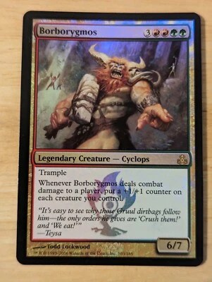 Magic the Gathering MTG Borborygmos Guildpact 103/165 FOIL Rare - Image 1 of 3