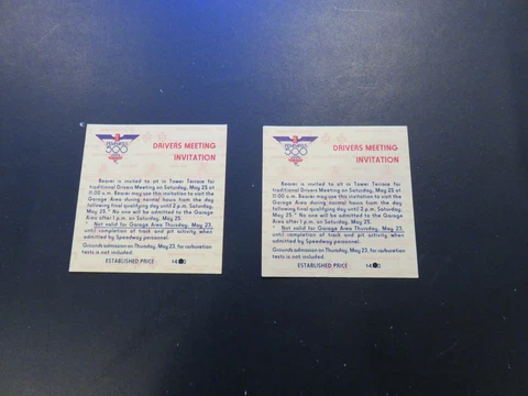 2 Indy 500 1991 Drivers meetings (Indianapolis) Cover