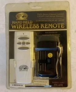 The Hampton Bay Wireless Remote Control T2R1 191-691 Handheld Ceiling Fan REMOTE - Picture 1 of 9